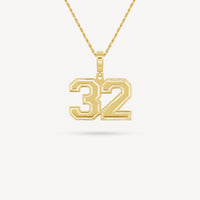 Gold Presidents Pendant and Chain - #32 Martin Vazquez