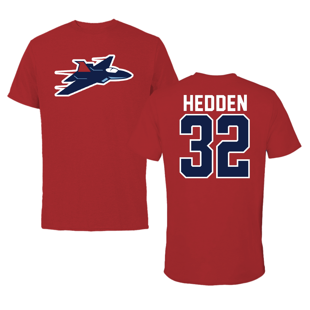 Newman University Bowling Canvas Red Tee - #32 Colby Hedden