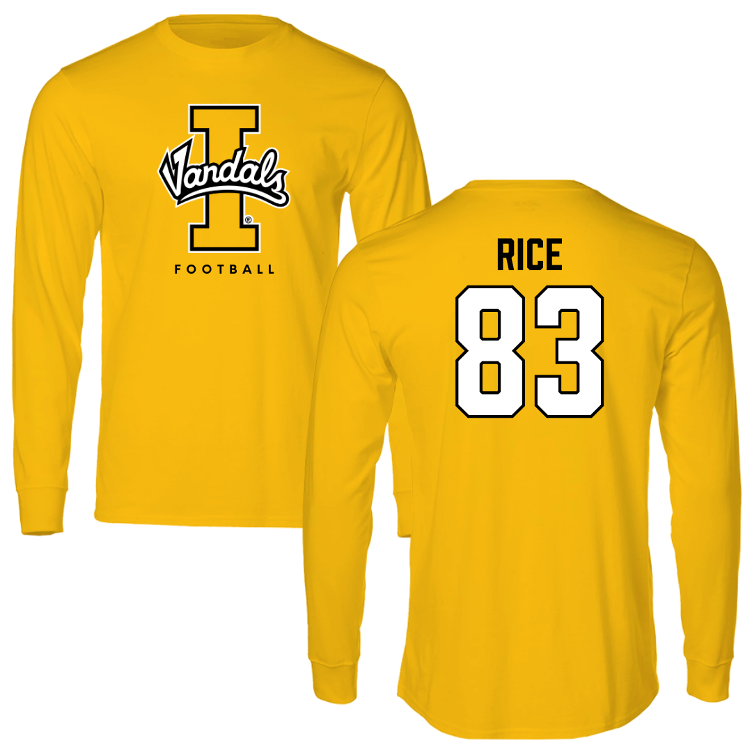University of Idaho Football Gold Performance Long Sleeve - #83 Brayden Rice