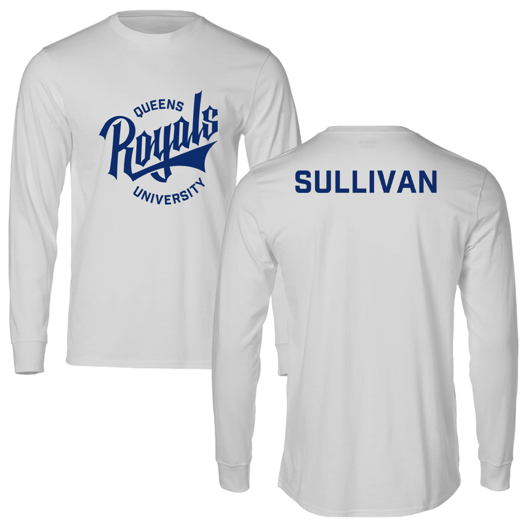 Queens University of Charlotte TF and XC Light Gray Performance Long Sleeve - Marin Sullivan