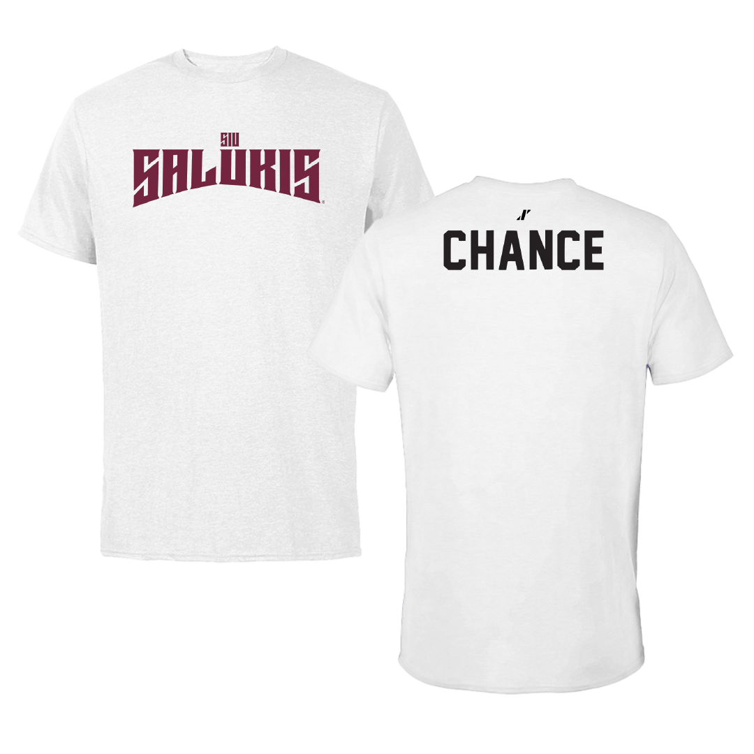 Southern Illinois University at Carbondale TF and XC White Classic Tee - Ben Chance