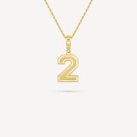 Gold Presidents Pendant and Chain - #2 Evan Phelps