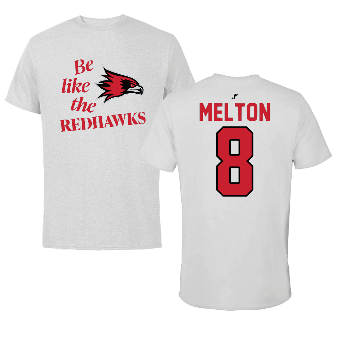 Southeast Missouri State University Softball Light Gray Be Like Us Performance Tee - #8 Sydney Melton