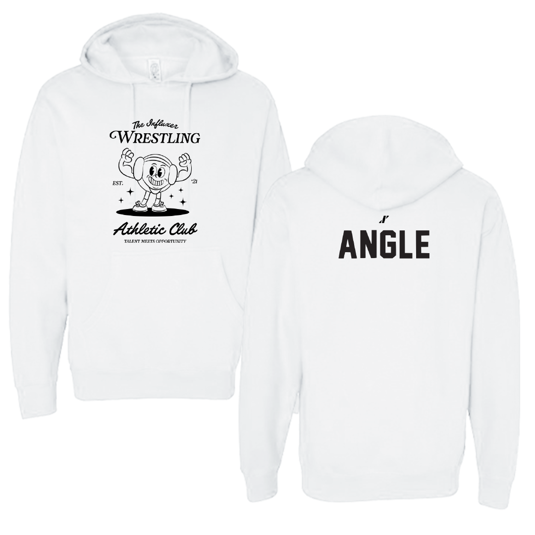Wrestling White Influxer Athletic Club Hoodie - Jayden Angle