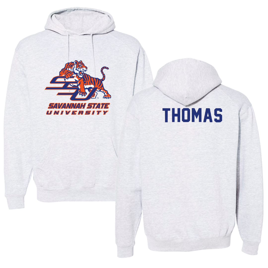 Savannah State University TF and XC Gray Hoodie - Kaedreon Thomas