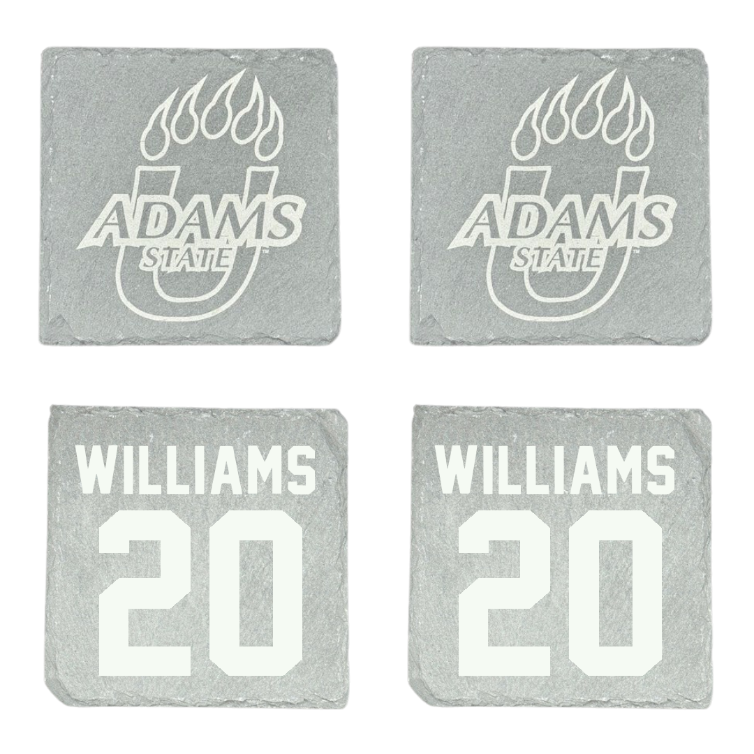 Adams State University Basketball Stone Coaster (4 Pack)  - #20 Luke Williams