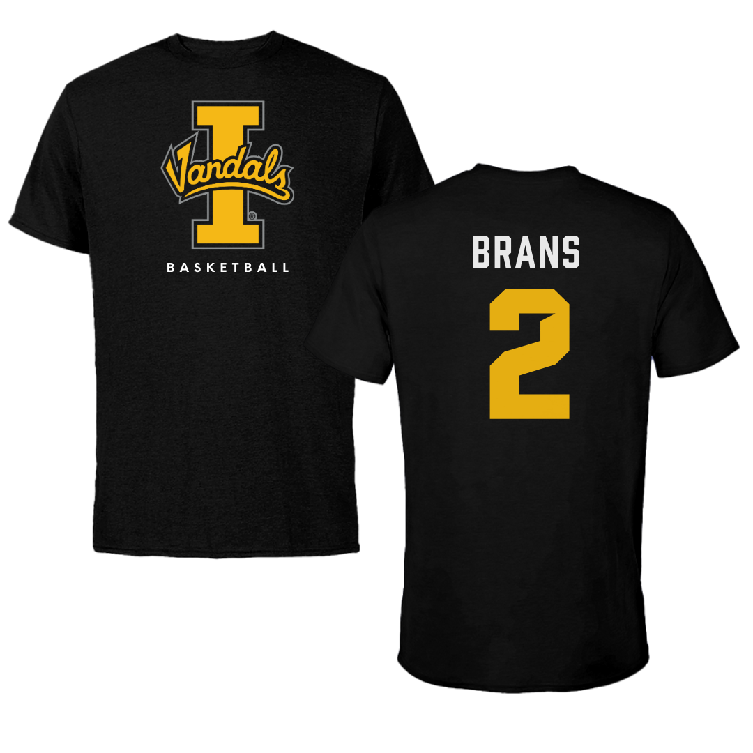 University of Idaho Basketball Black Vandals Performance Tee - #2 Sarah Brans