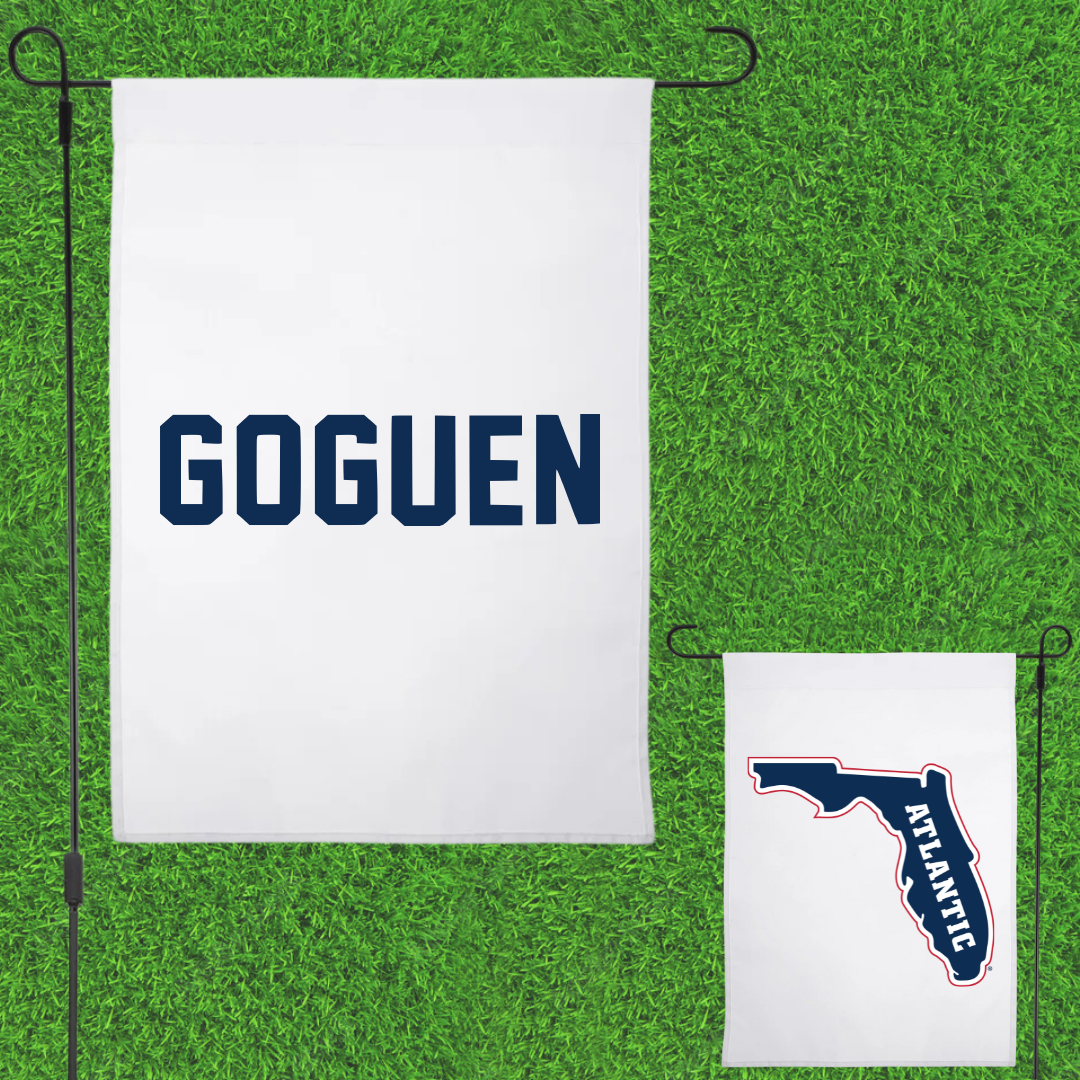 Florida Atlantic University Dance White Garden Flag - Addy Goguen