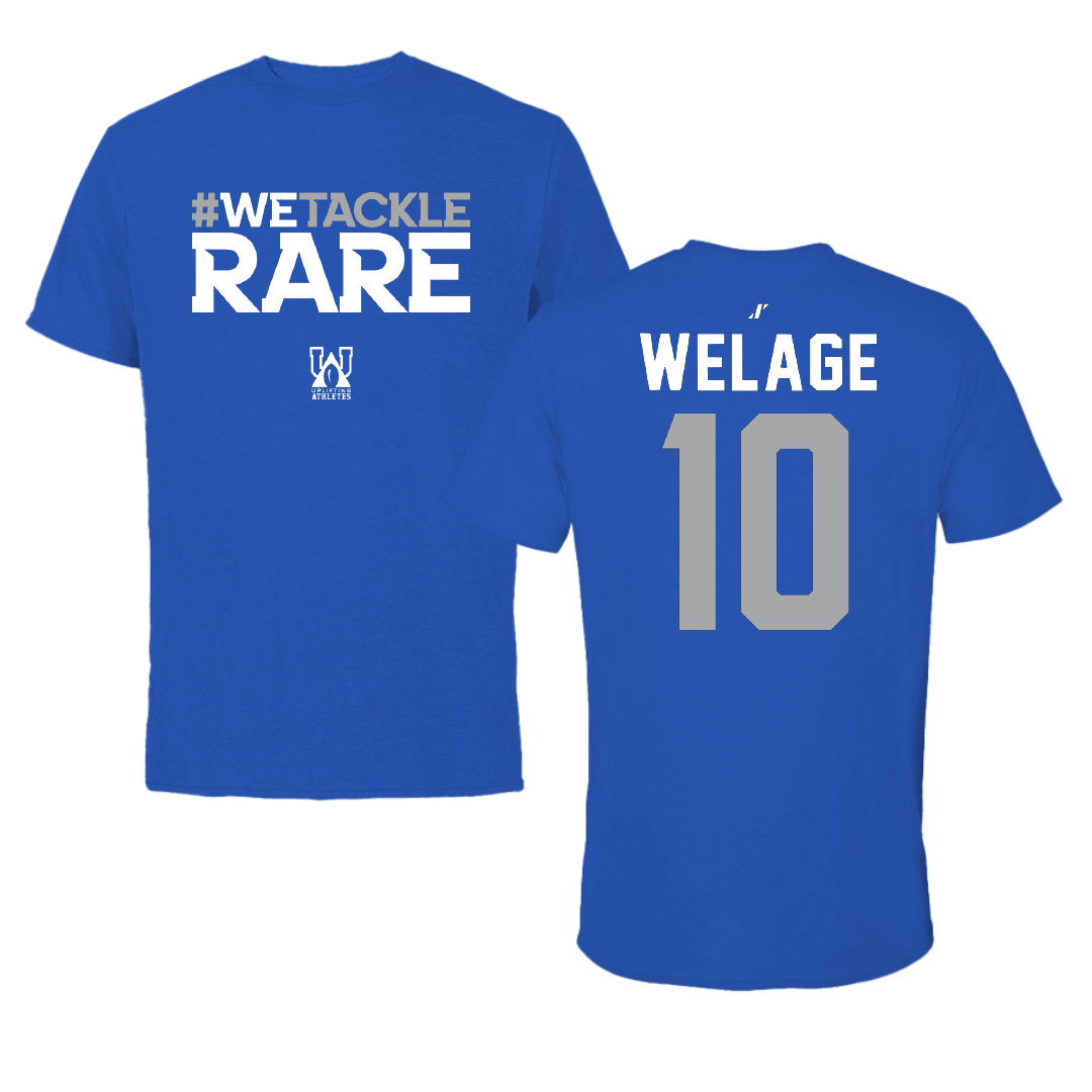 Eastern Illinois University Soccer Blue Uplifting Athletes Tee - #10 Casey Welage