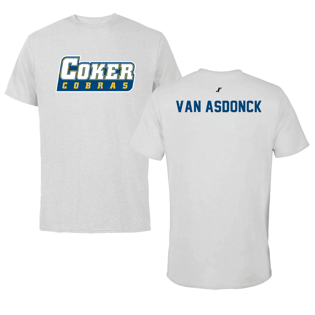 Coker University Tennis Light Gray Tee - Gijs Van Asdonck