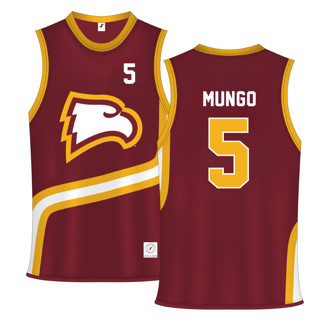Winthrop University Maroon Basketball Jersey - #5 Prunelle Mungo