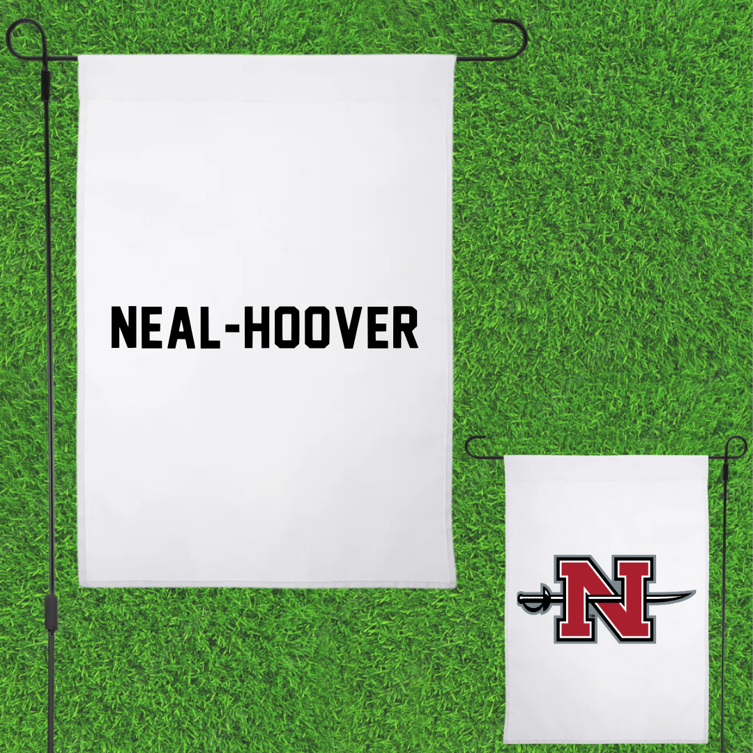 Nicholls State University TF and XC White Garden Flag - Cherie Neal-Hoover