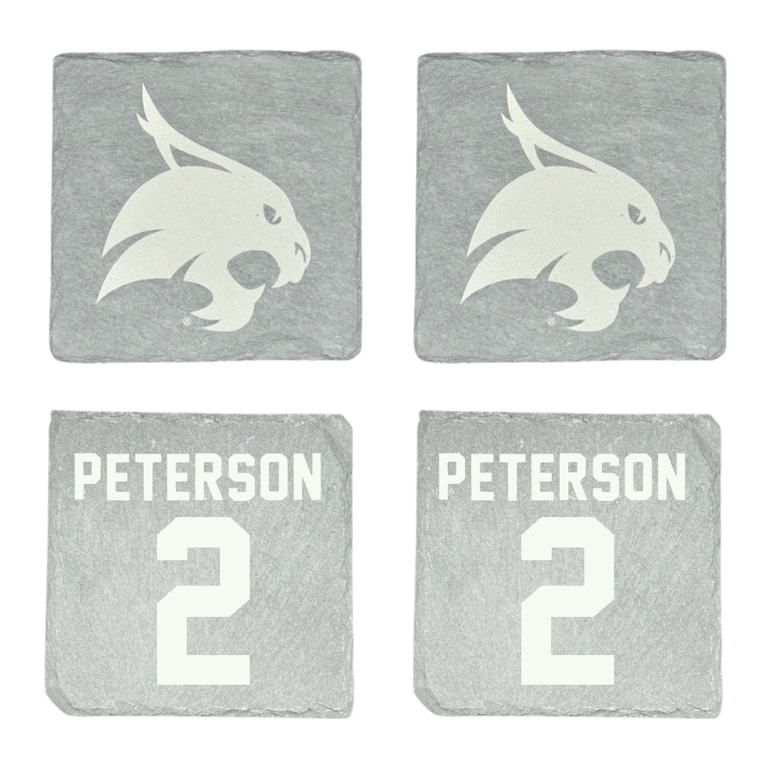 Texas State University Softball Stone Coaster (4 Pack)  - #2 Erin Peterson