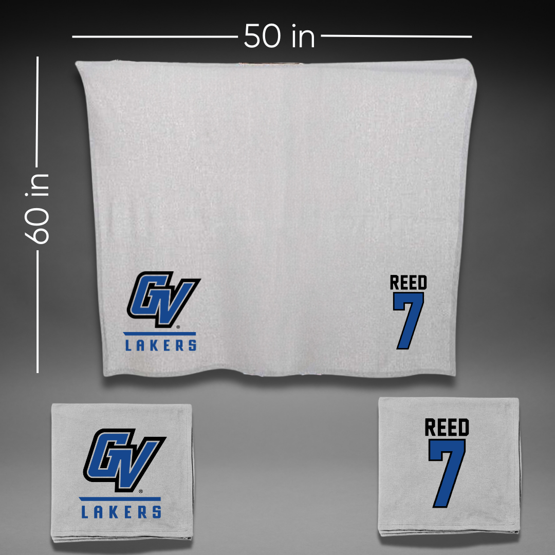 Grand Valley State University Football Gray Blanket - #7 Kellen Reed