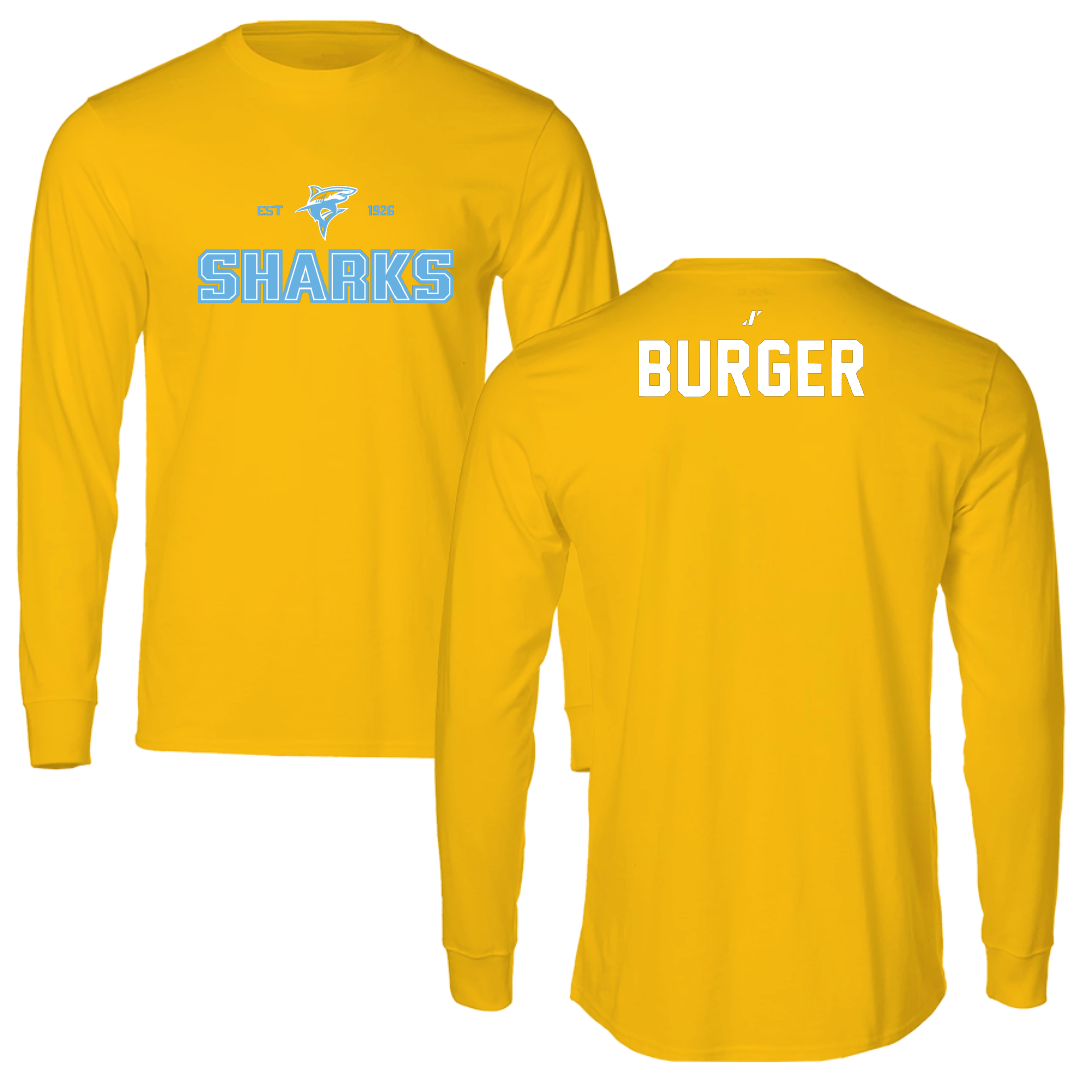 Long Island University Rugby Gold General Performance Long Sleeve - Lara Burger