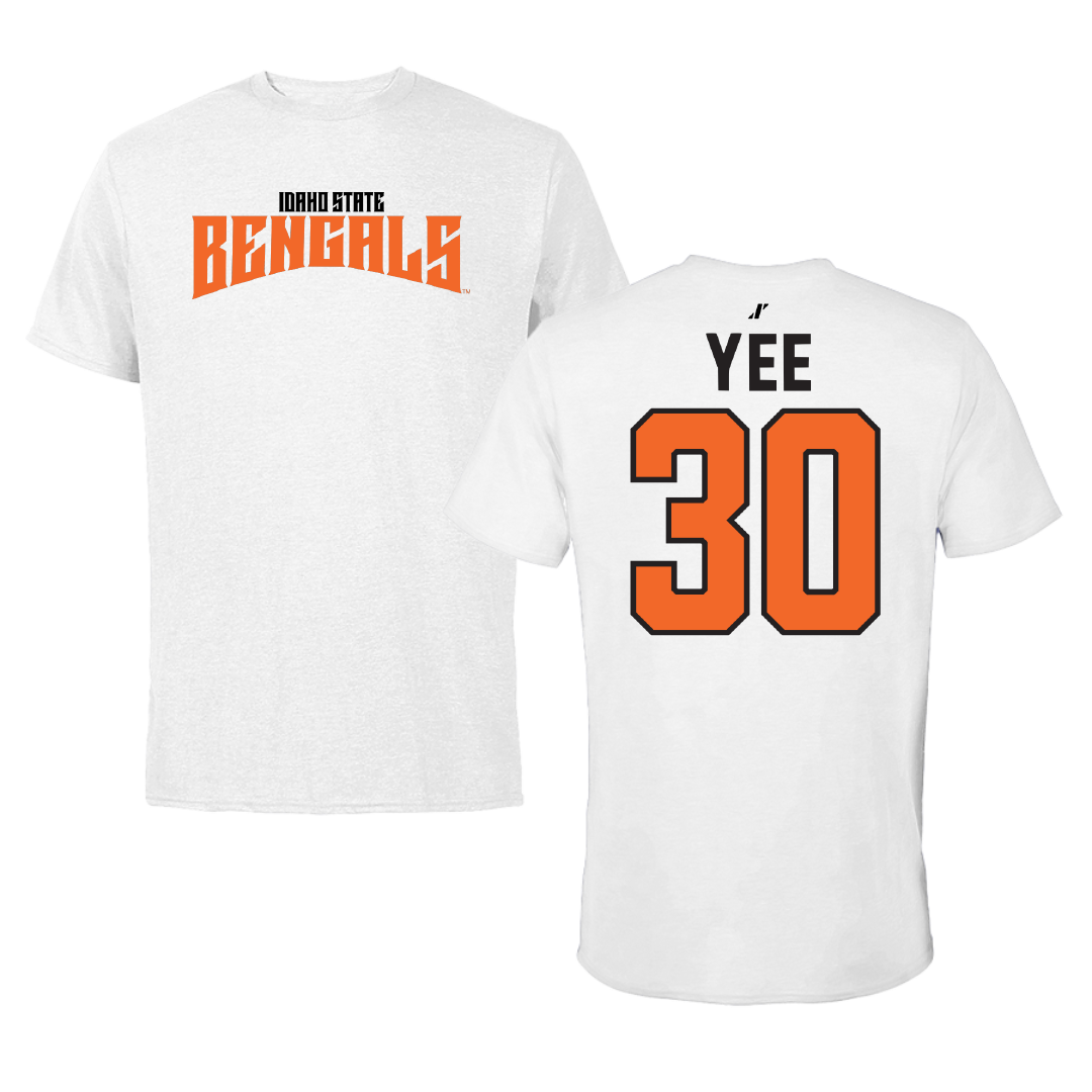 Idaho State University Softball White Classic Tee - #30 Alyssa Yee
