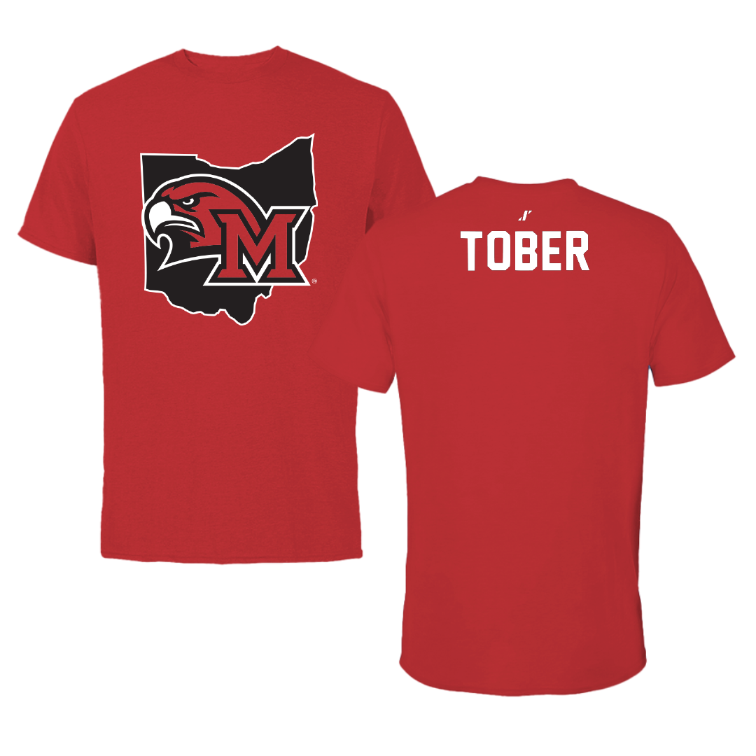Miami University (Ohio) TF and XC Red State Tee - Jaxson Tober