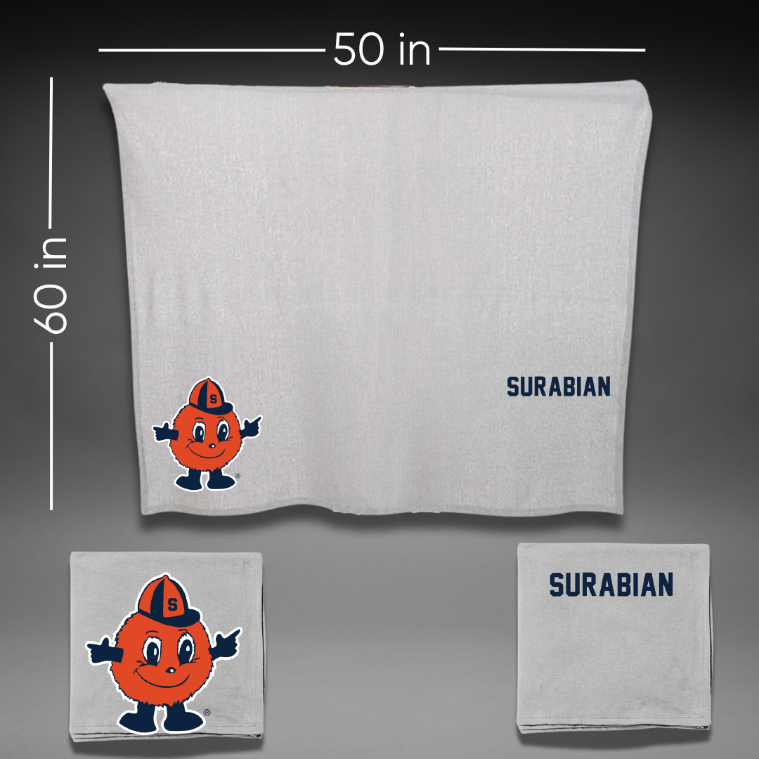 Syracuse University Dance Gray Blanket - Courtney Surabian