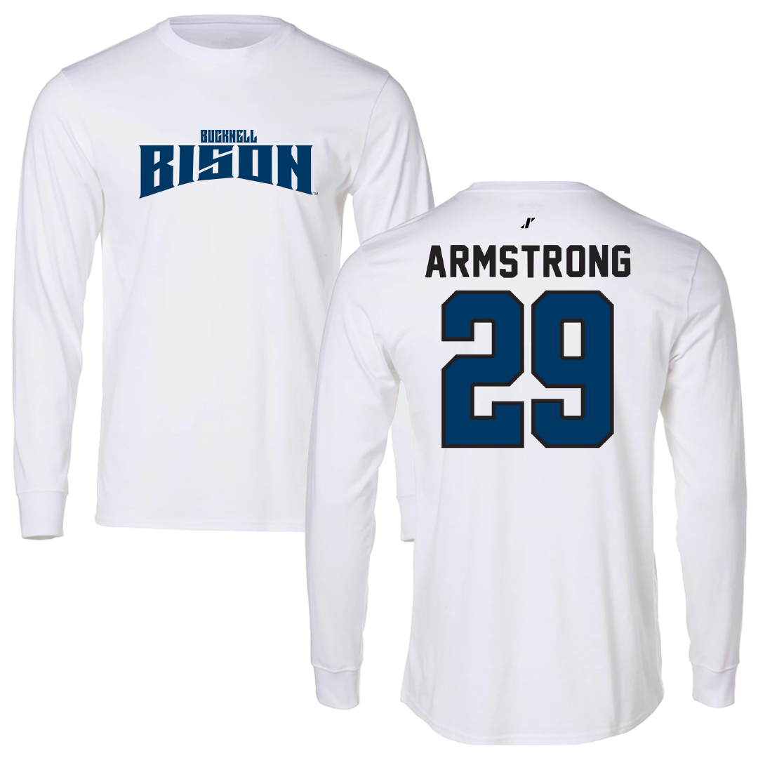 Bucknell University Lacrosse White Classic Long Sleeve - #29 Thomas Armstrong
