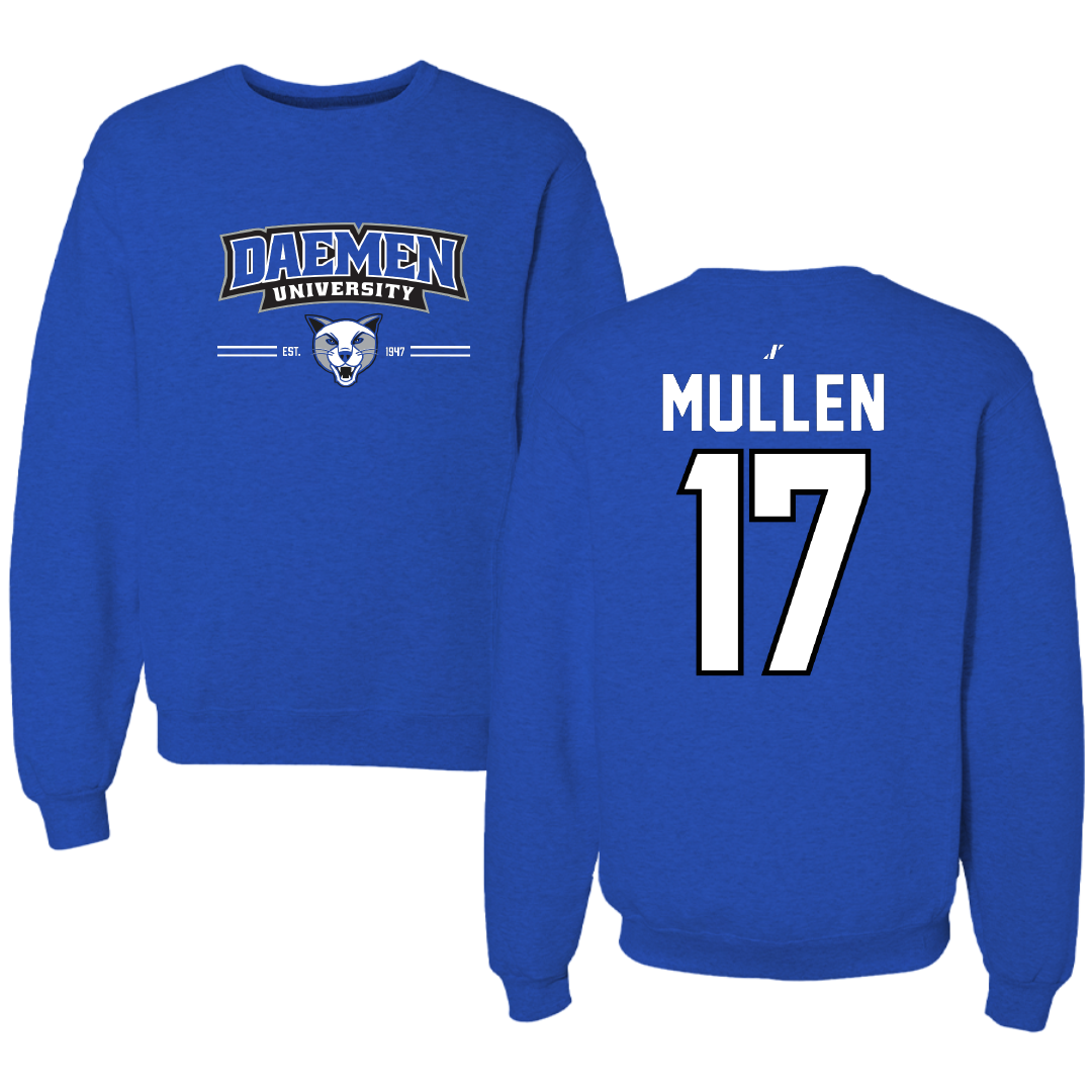 Daemen University Volleyball Blue General Crewneck - #17 Patrick Mullen
