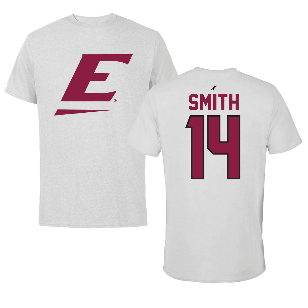 Eastern Kentucky University Softball Light Gray Performance Tee - #14 Jordan Smith