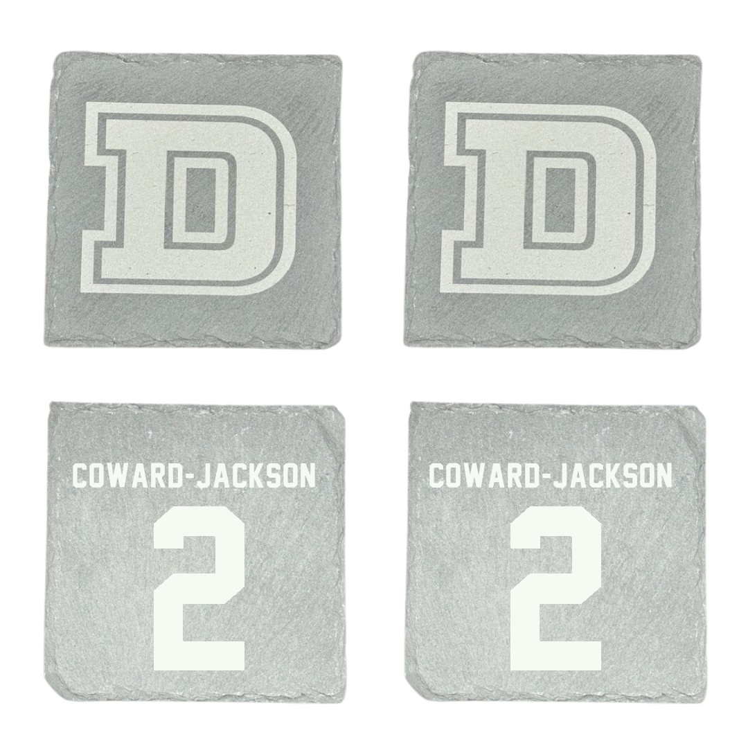 Dean College Volleyball Stone Coaster (4 Pack)  - #2 Nunu Coward-Jackson