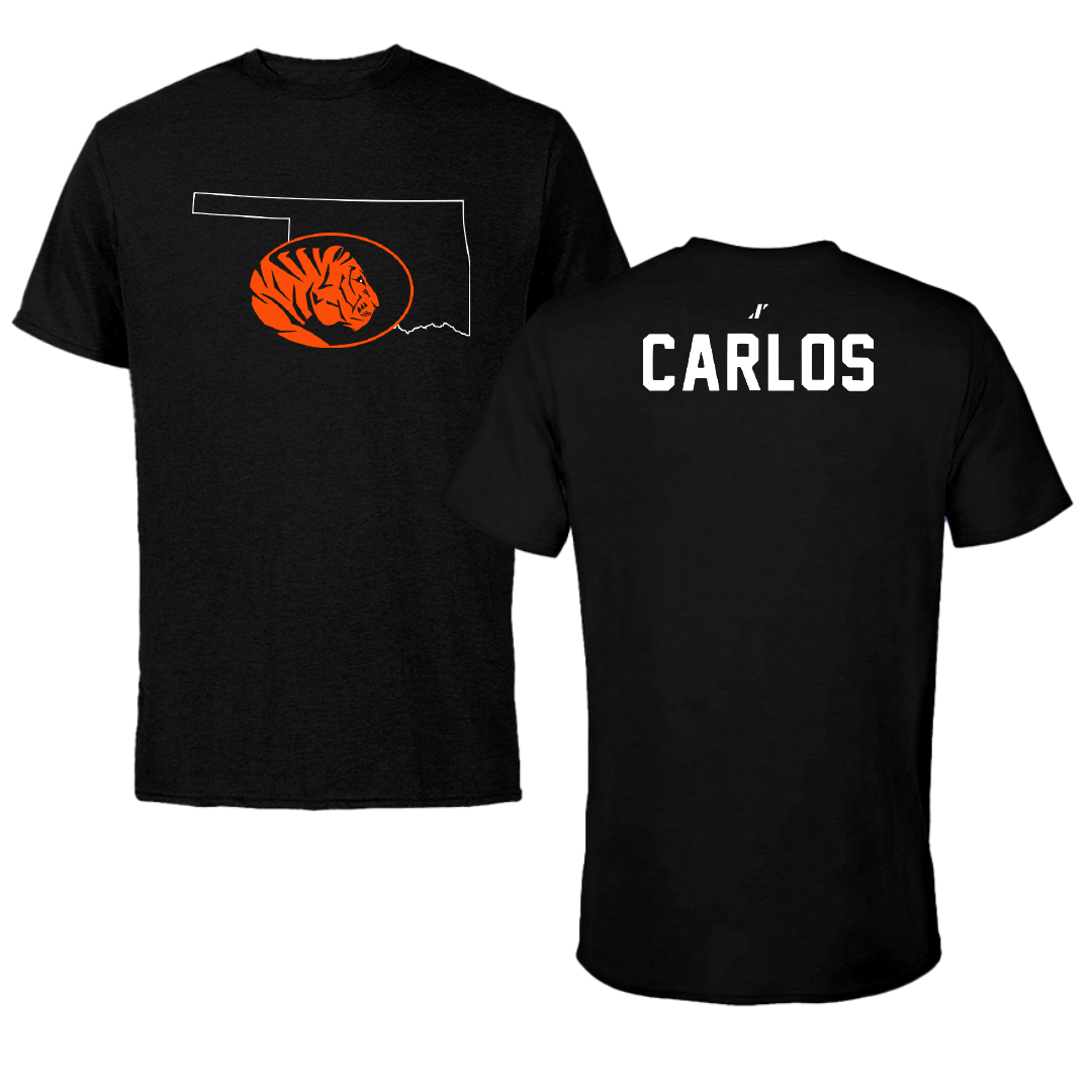 East Central University TF and XC Black State Performance Tee - Cadence Carlos