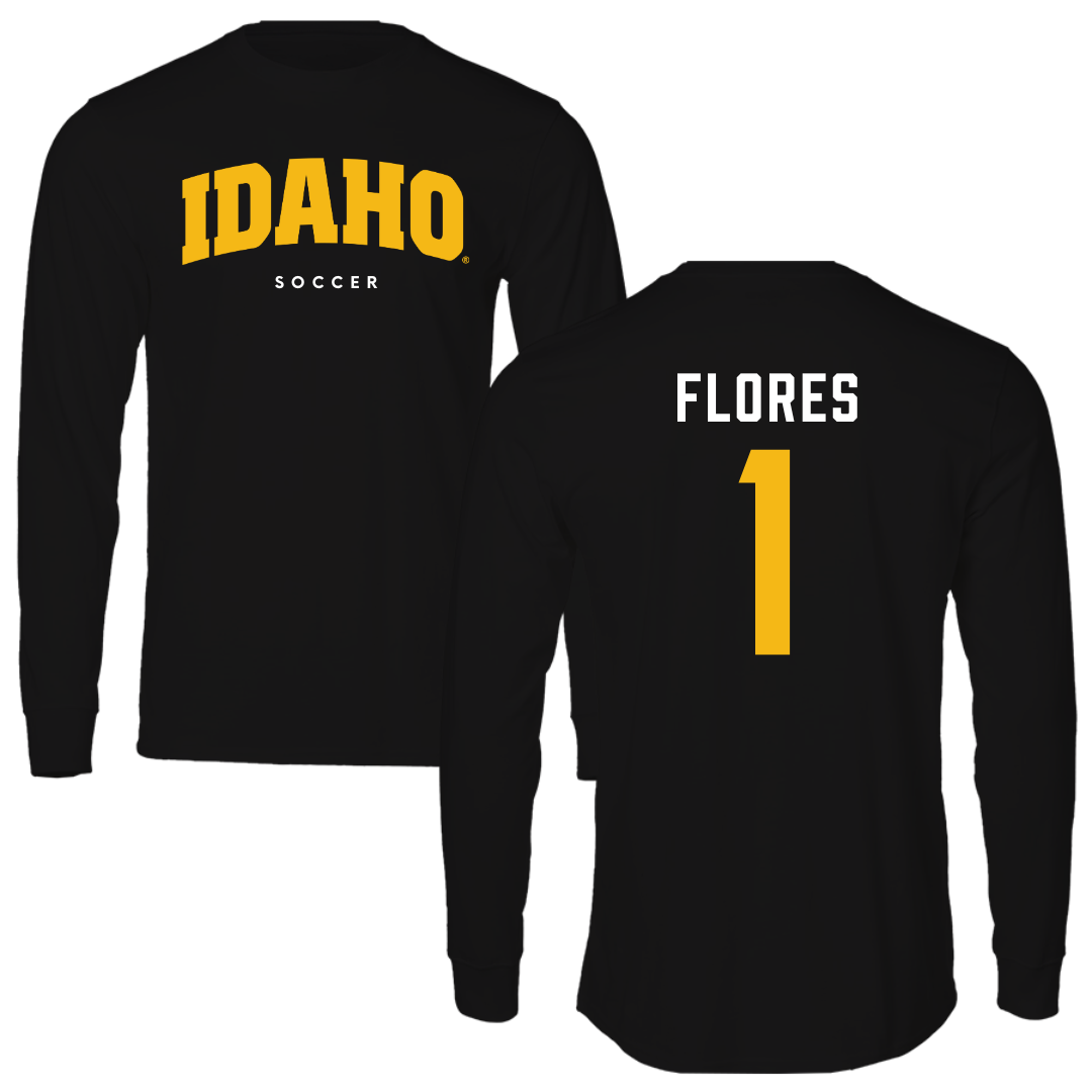 University of Idaho Soccer Black Long Sleeve - #1 Paula Flores