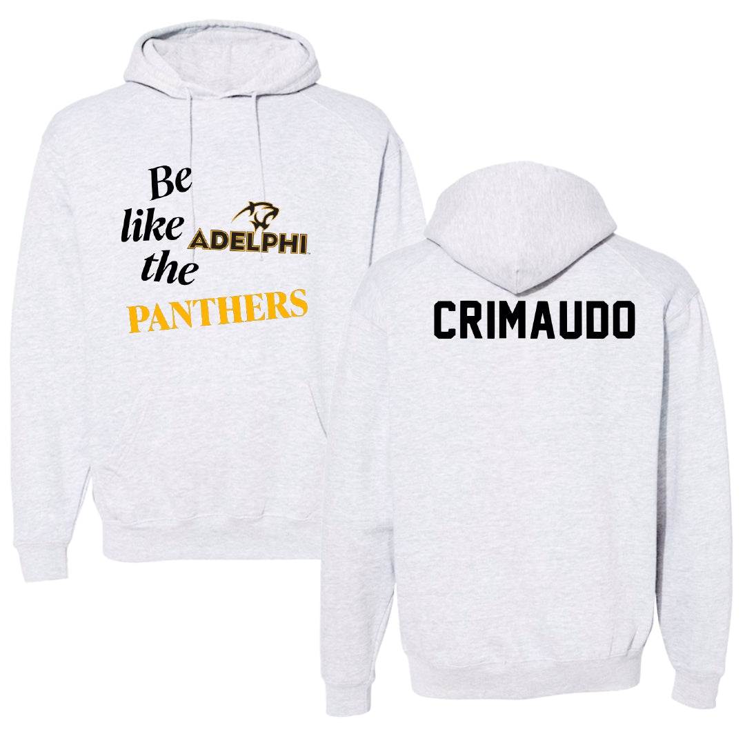 Adelphi University Dance Light Gray Be Like Us Hoodie - Isabella Crimaudo