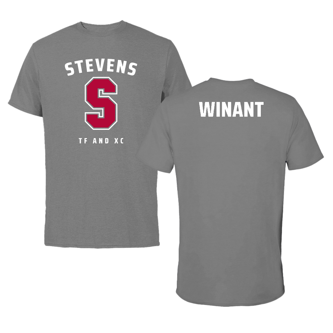 Stevens Institute of Technology TF and XC Dark Gray Tee - Douglas Winant