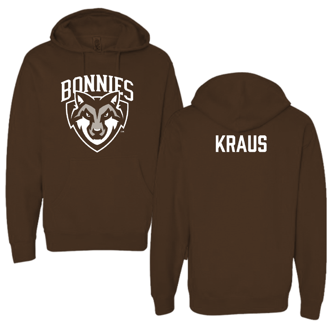 St. Bonaventure University Swimming & Diving Brown Hoodie - Ellie Kraus