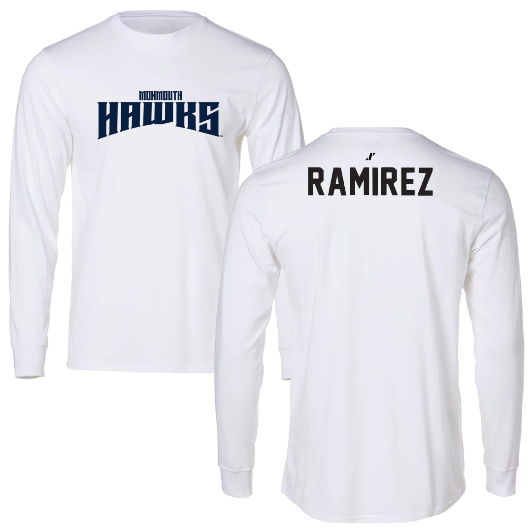 Monmouth University Golf White Classic Long Sleeve - Sophia Ramirez