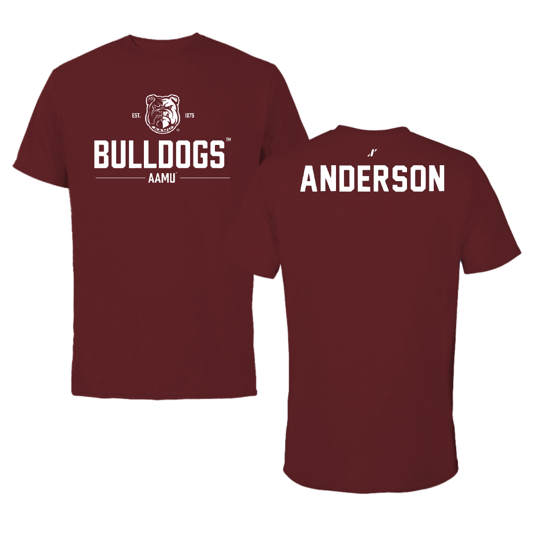 Alabama A&M University Cheer Maroon General Tee - Alexis Anderson