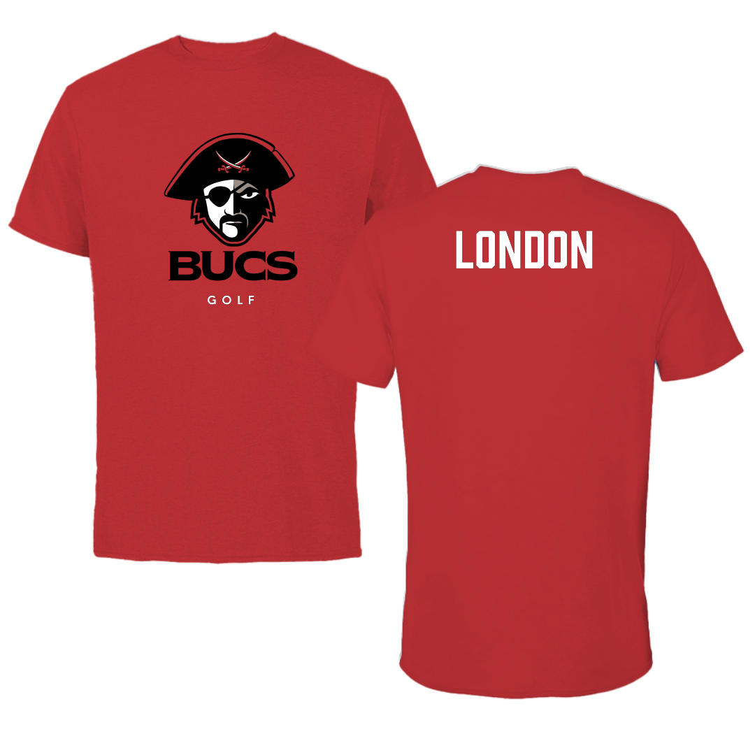 Christian Brothers University Golf Red Performance Tee - Nathan London