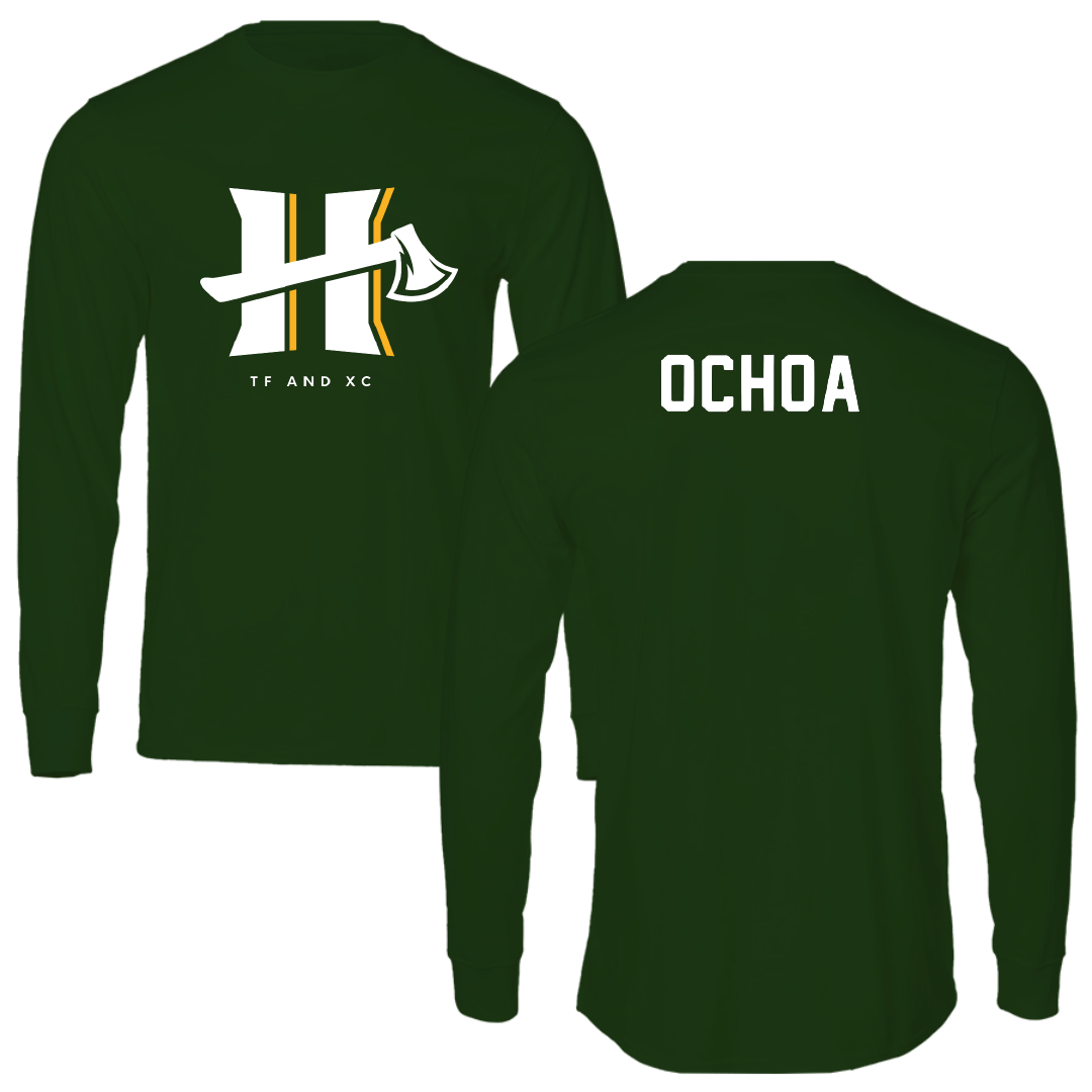 Cal Poly Humboldt TF and XC Forest Green Long Sleeve - Dylan Ochoa