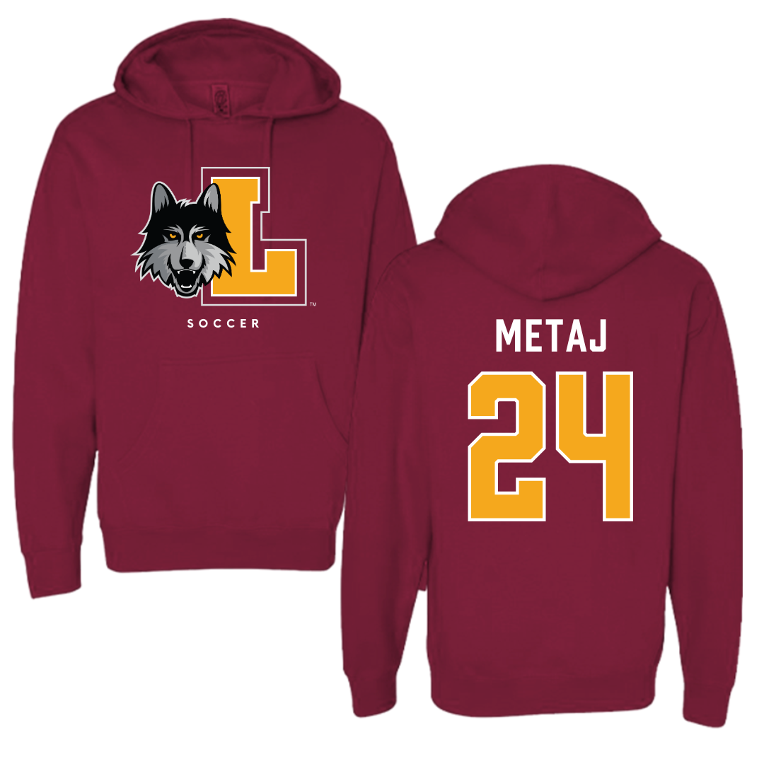 Loyola University-Chicago Soccer Maroon Hoodie - #24 Ava Metaj