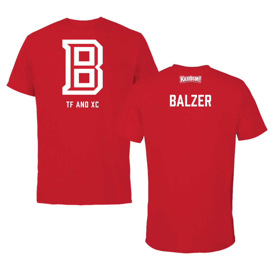 Bradley University TF and XC Red Block Performance Tee - Zachary Balzer