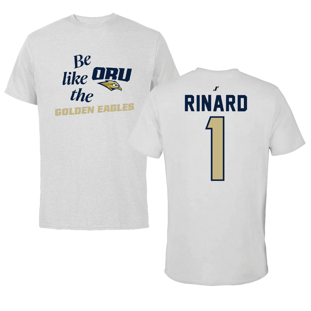 Oral Roberts University Volleyball Light Gray Be Like Us Tee - #1 Anzley Rinard