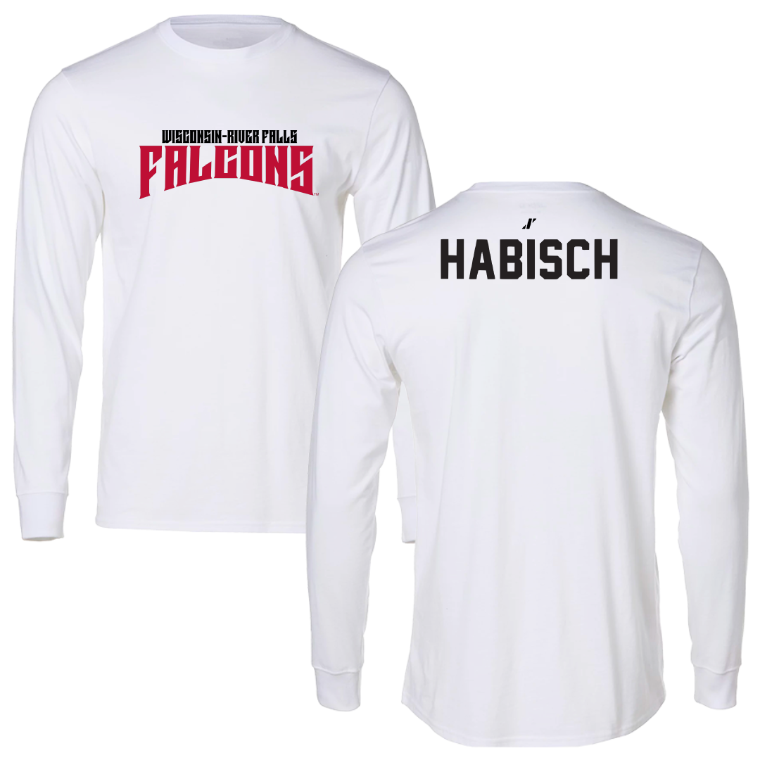University of Wisconsin-River Falls TF and XC White Classic Long Sleeve - Zane Habisch