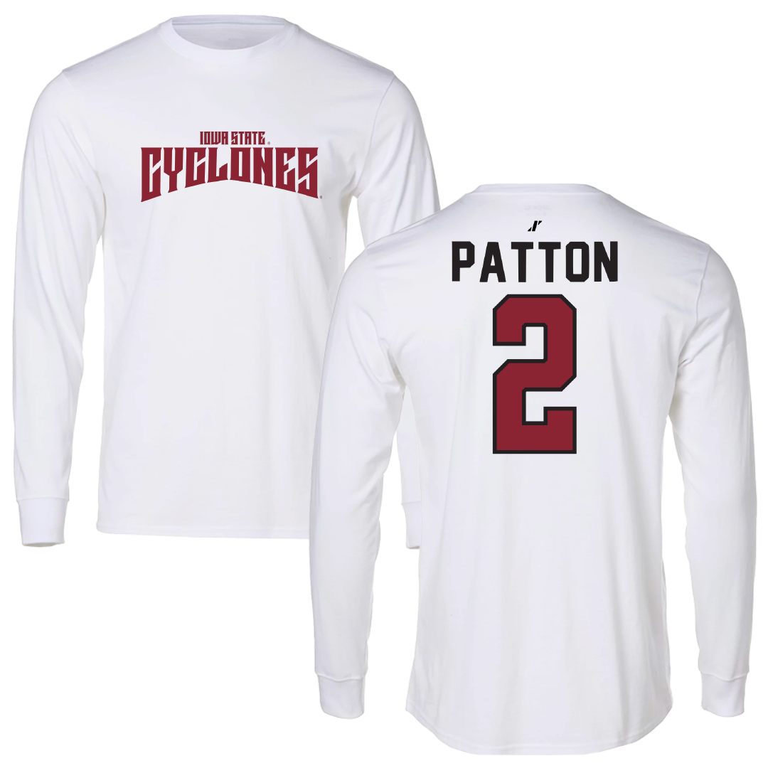 Iowa State University Football White Classic Long Sleeve - #2 Jamison Patton