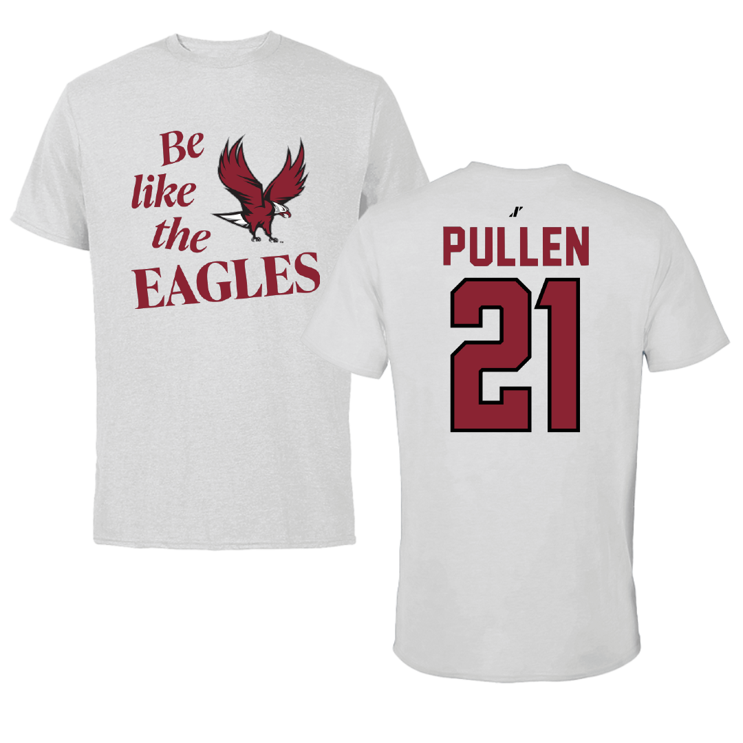 North Carolina Central University Football Light Gray Be Like Us Tee - #21 Josh Pullen