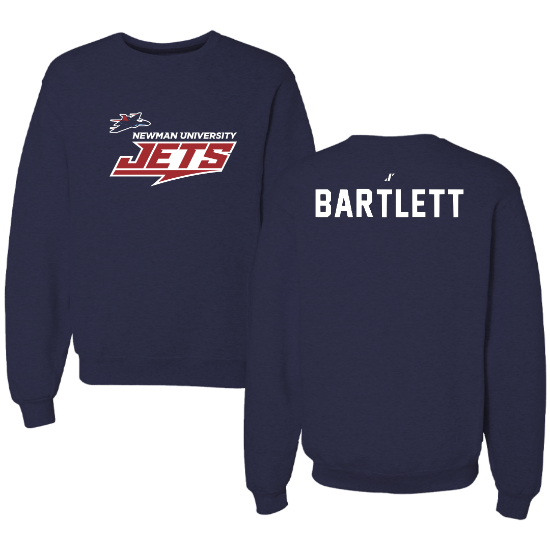 Newman University Wrestling Navy General Crewneck - Kaven Bartlett