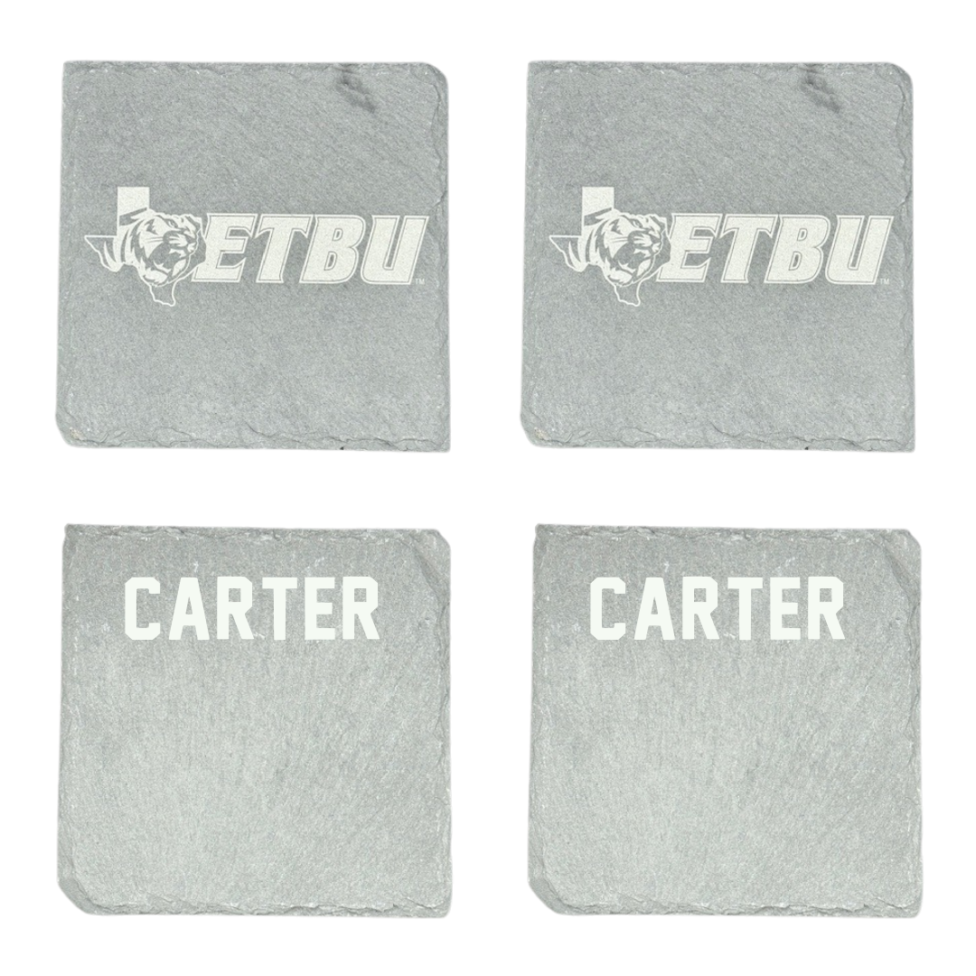 East Texas Baptist University TF and XC Stone Coaster (4 Pack)  - Noah Carter