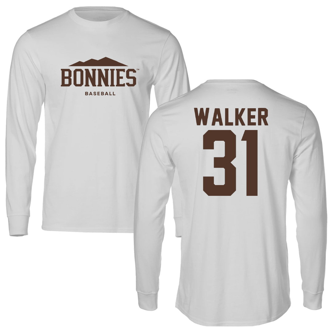 St. Bonaventure University Baseball Light Gray Long Sleeve - #31 Kade Walker