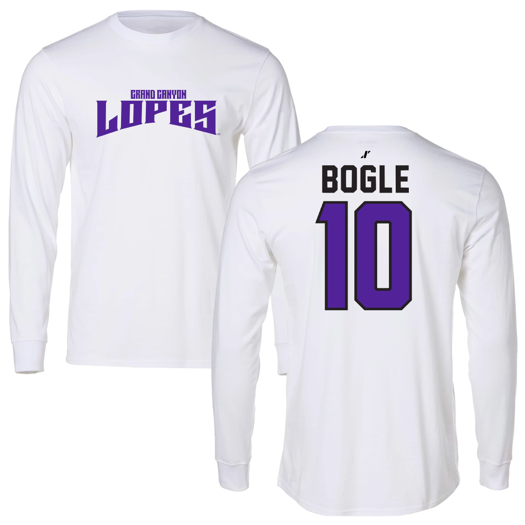Grand Canyon University Beach Volleyball White Classic Performance Long Sleeve - #10 Madi Bogle