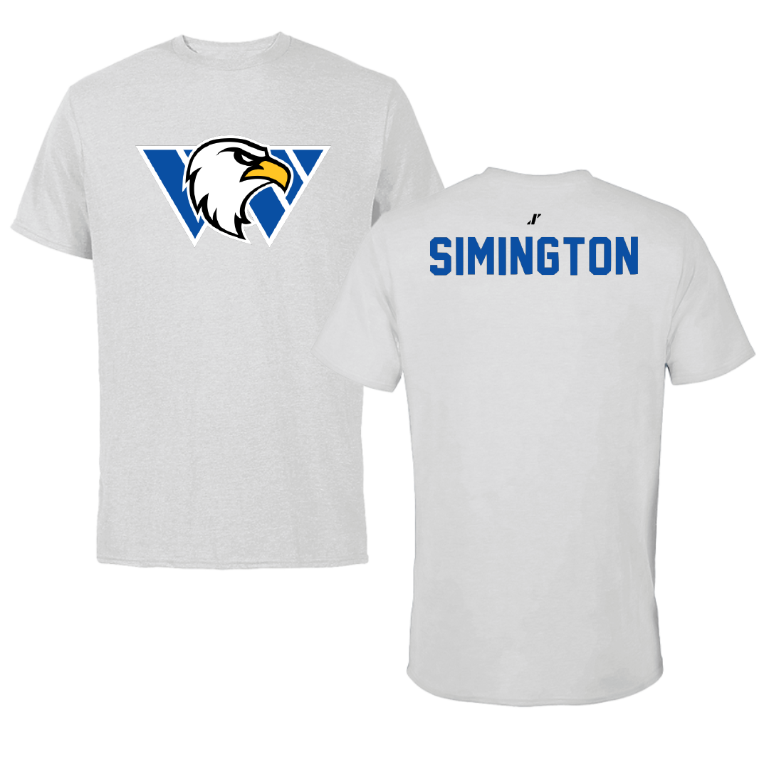 Williams Baptist University TF and XC Light Gray Tee - Rebecca Simington