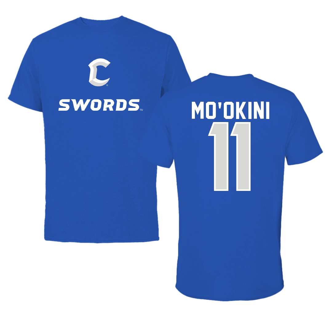 Chaminade University Soccer Blue Tee - #11 Haley Mo'okini