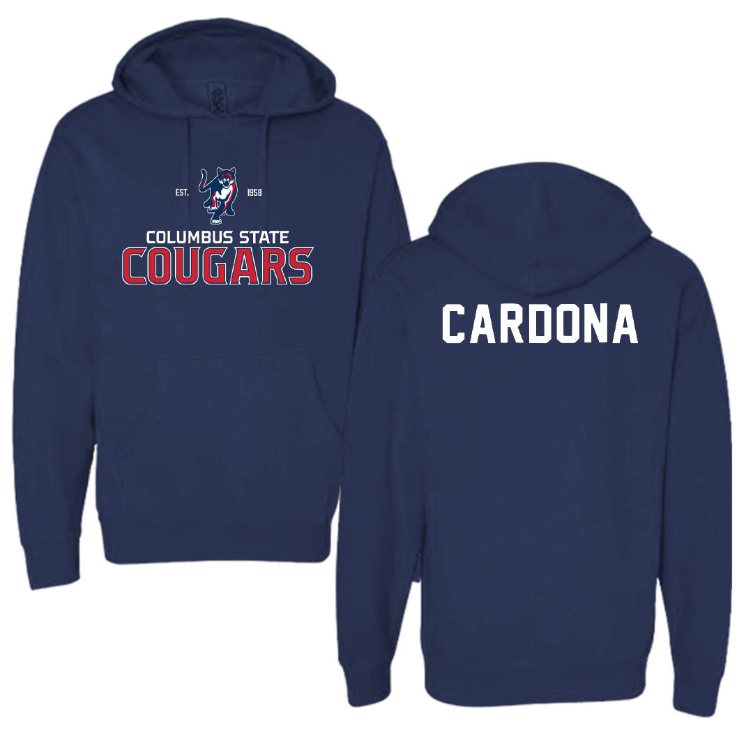 Columbus State University Tennis Navy General Hoodie - Thomas Cardona