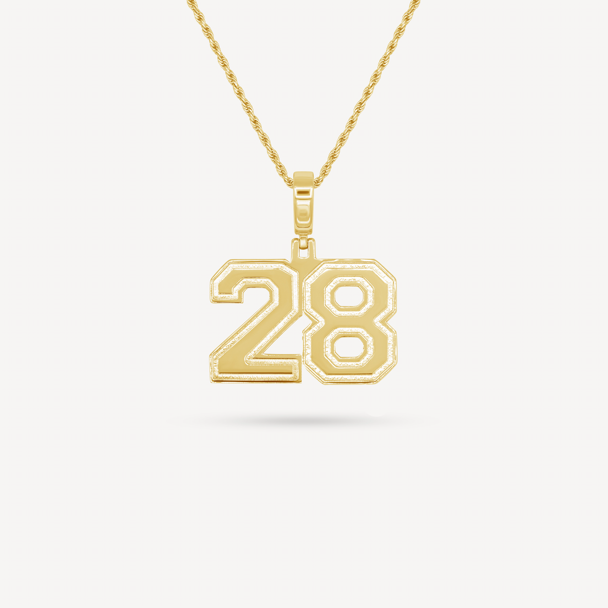 Gold Presidents Pendant and Chain - #28 Sean Diczok