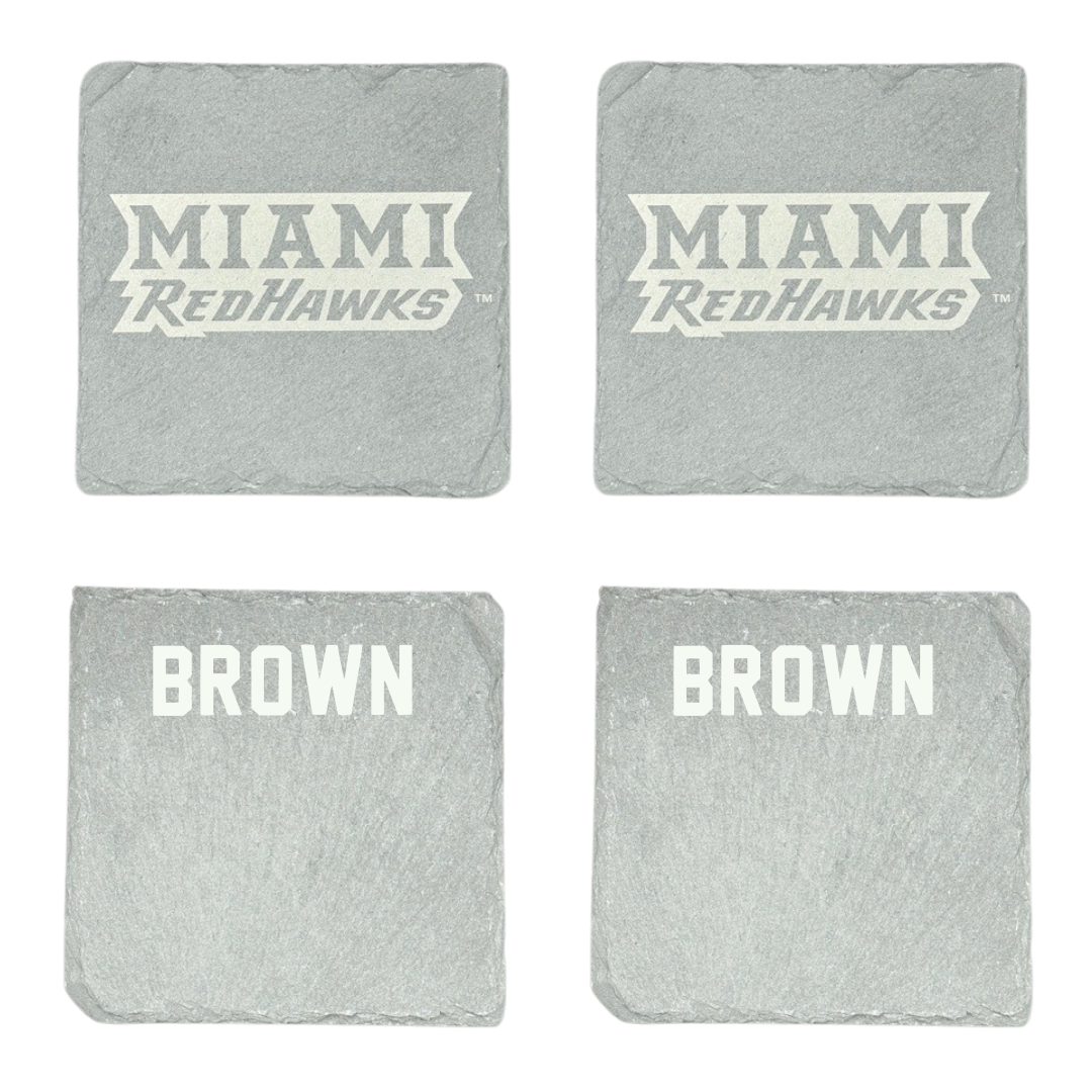 Miami University (Ohio) Synchronized Skating Stone Coaster (4 Pack)  - Lizzie Brown